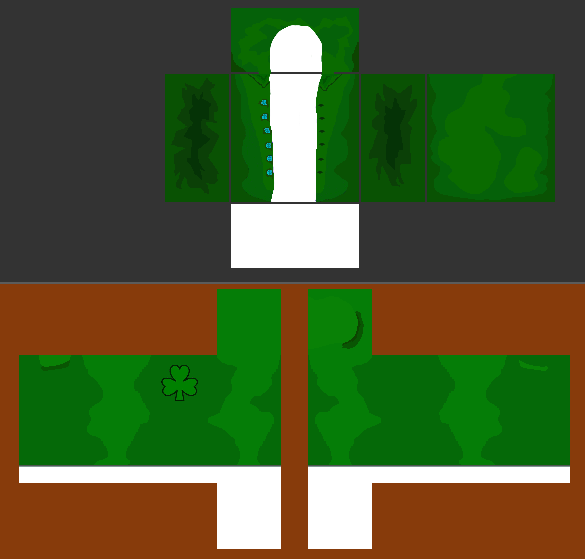 Green Jacket Template Roblox (585x559)