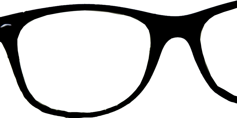 View Deviation - Anime Glasses Png (900x449)