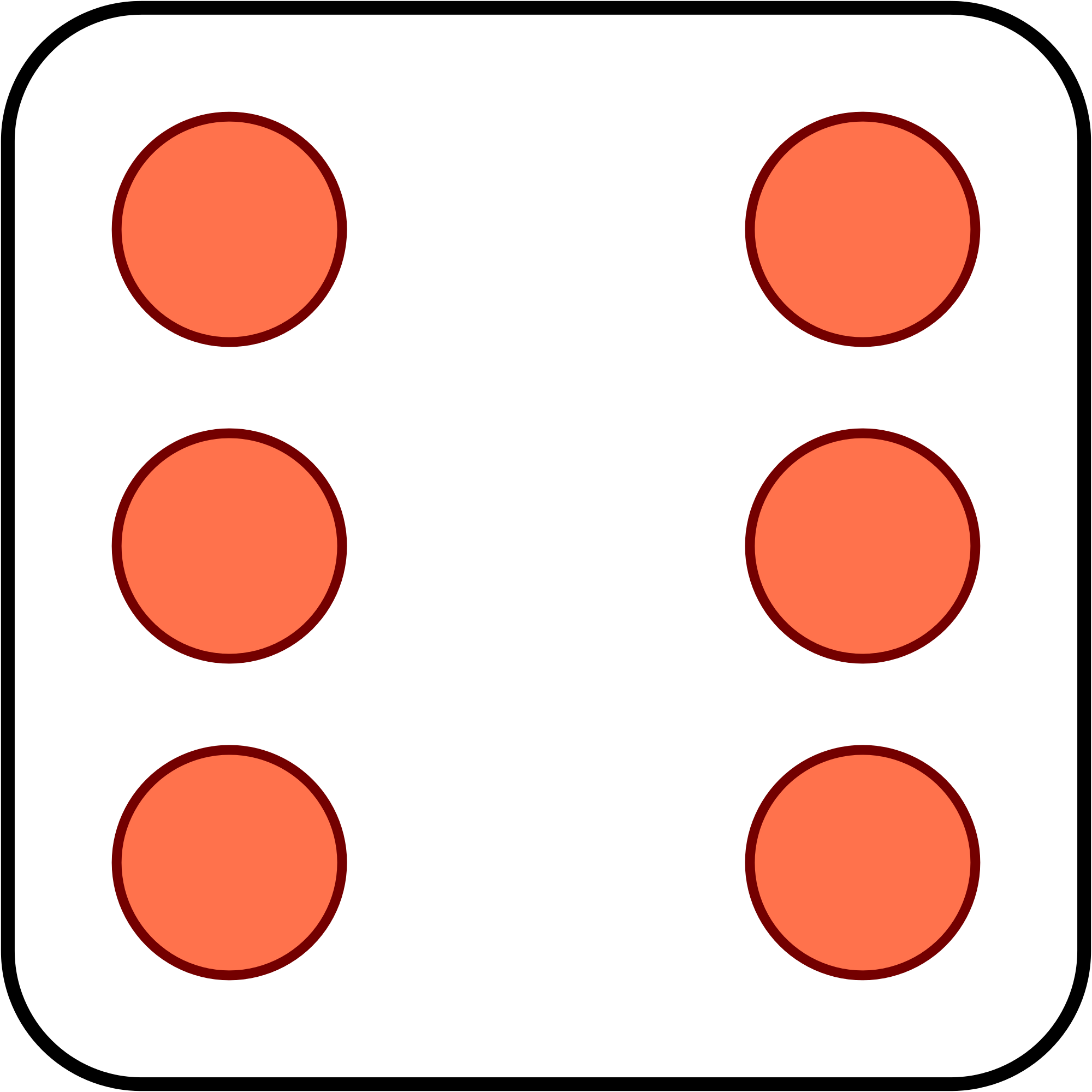 Open - Dice Number 6 (2000x2000)