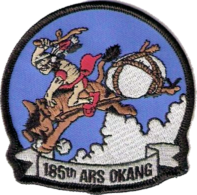 185th Air Refueling Squadron - Cartoon (394x389)