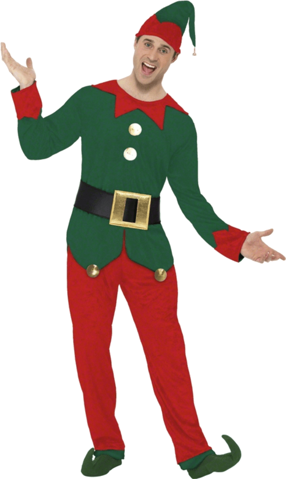 Disfraz De Duende Navideño (600x951)