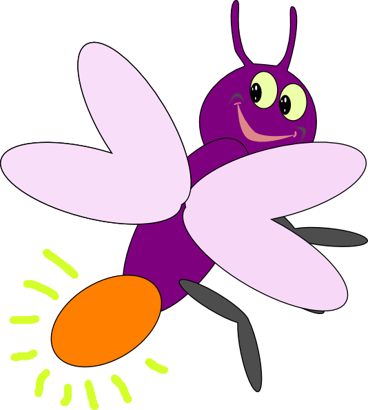 Lightning Bug Clipart - Lightning Bug Clipart (534x594)