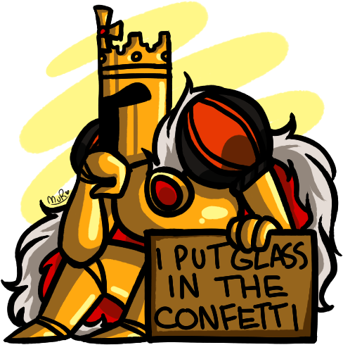 King Knight Uses His Multiattack - King Knight Uses His Multiattack (500x500)