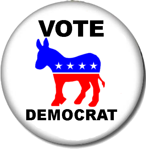 Democrat (new) Flag 3x5ft Poly (500x496)