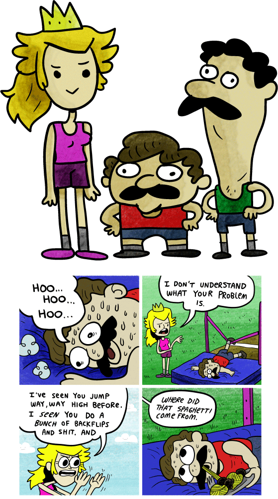 When Dueling Analogs Featured This Comic, They Pointed - Wii (559x1005)