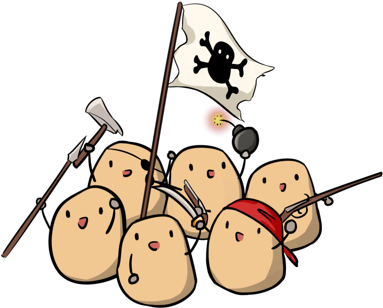 Potato Pirates Is A Coding Card Game For Kids - Pirate (780x630)