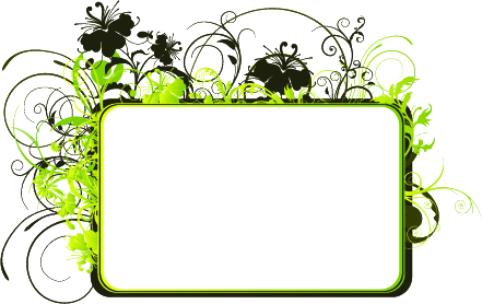 Floral Frame 8 - Psd (441x278)