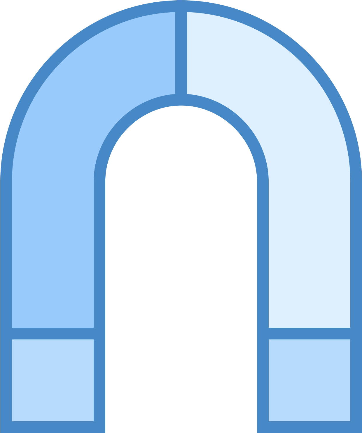 This Upside Down 'u' Is A Bendy Icon That Represents - Arch (1600x1600)