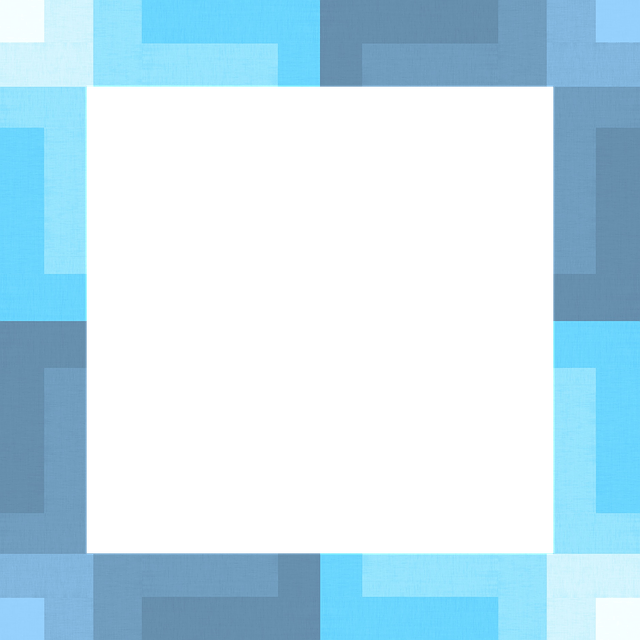 กรอบ สี่เหลี่ยม สี ฟ้า (640x640)