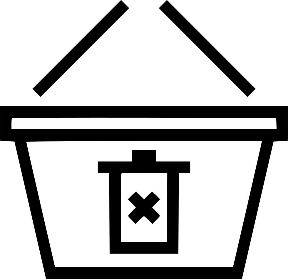 Basket Trash Delete Remove Recycle Bin Comments - Recycling (980x948)