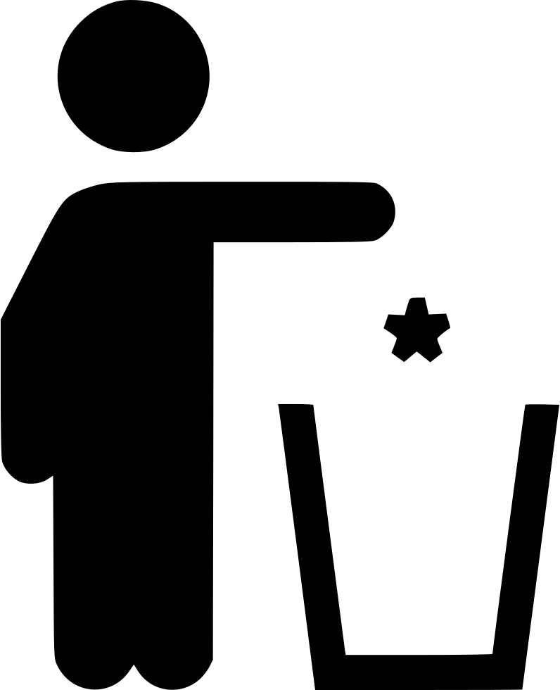 Please Dont Litter Comments - Icon (796x980)