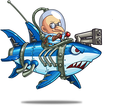 Doc Freezer & Sharkey - Cartoon (512x512)