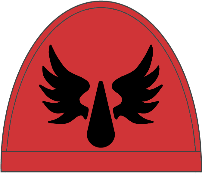 Blood Angels Shoulder - Circle (697x600)