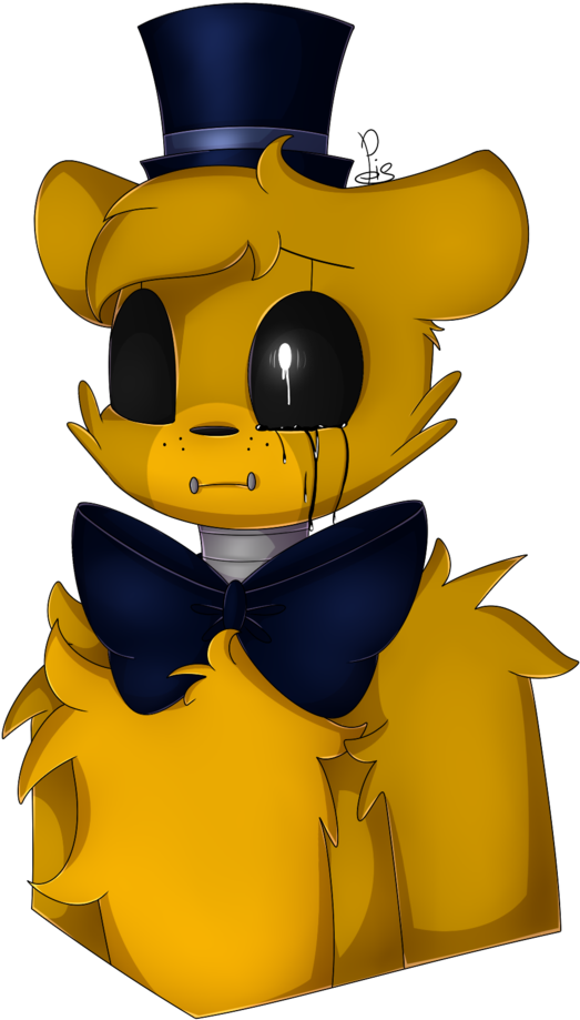 What's A Sad Golden Bear By Soundwavepie - Minecraft (785x1017)