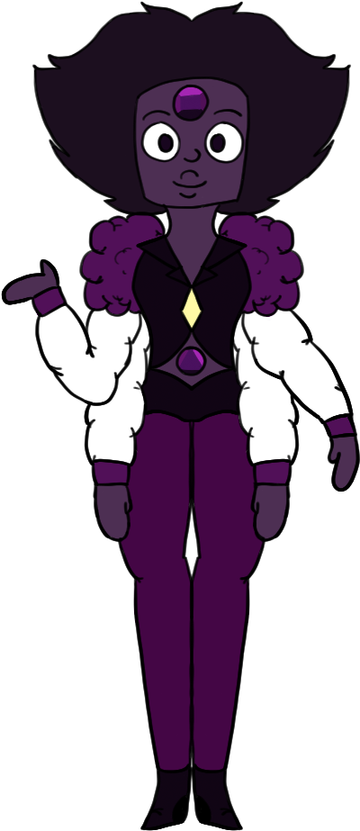 Purple 'grape' Garnet By - Grape (451x975)