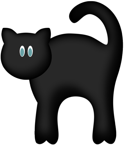 Hw Boo Ccs Elem07 - Black Cat (427x500)