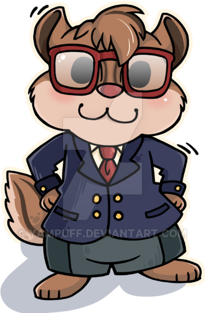 Business Chipmunk By Yampuff - Chipmunk (400x609)