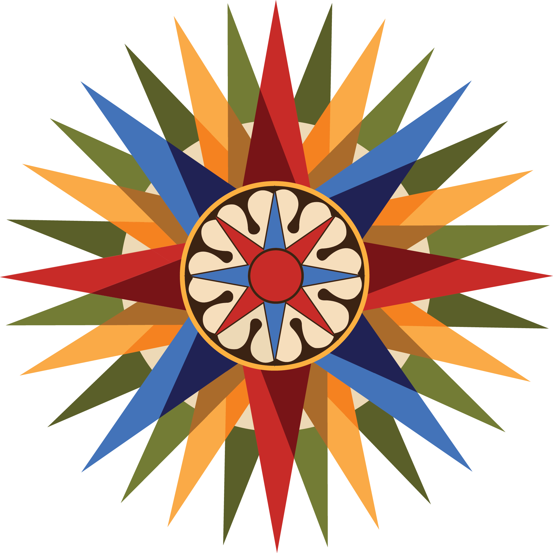 Old Map Compass Png - Illustration (1896x1896)
