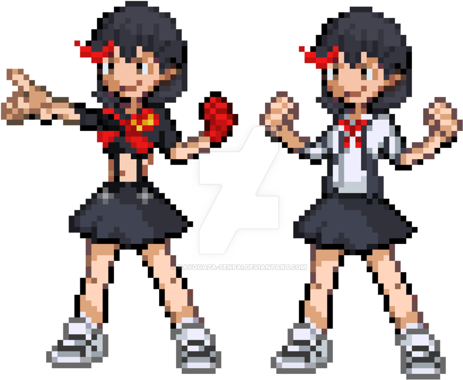Minecraft Pixel Art Kill La Kill (1024x834)