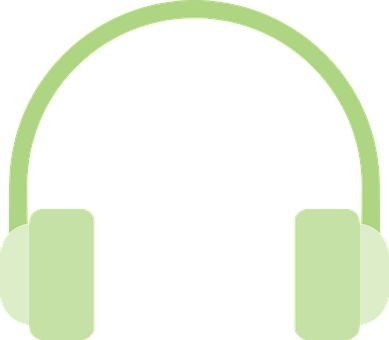 Headphones Material Design Google Minimal - Circle (389x340)