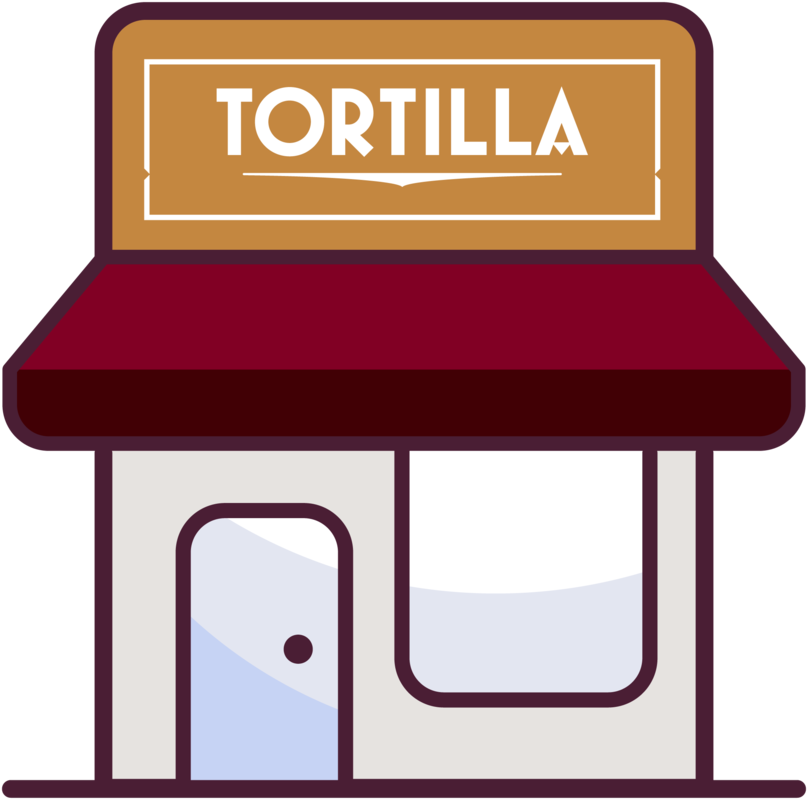 Huggg Stickers Tortilla Storefront - Storefront (1000x1000)