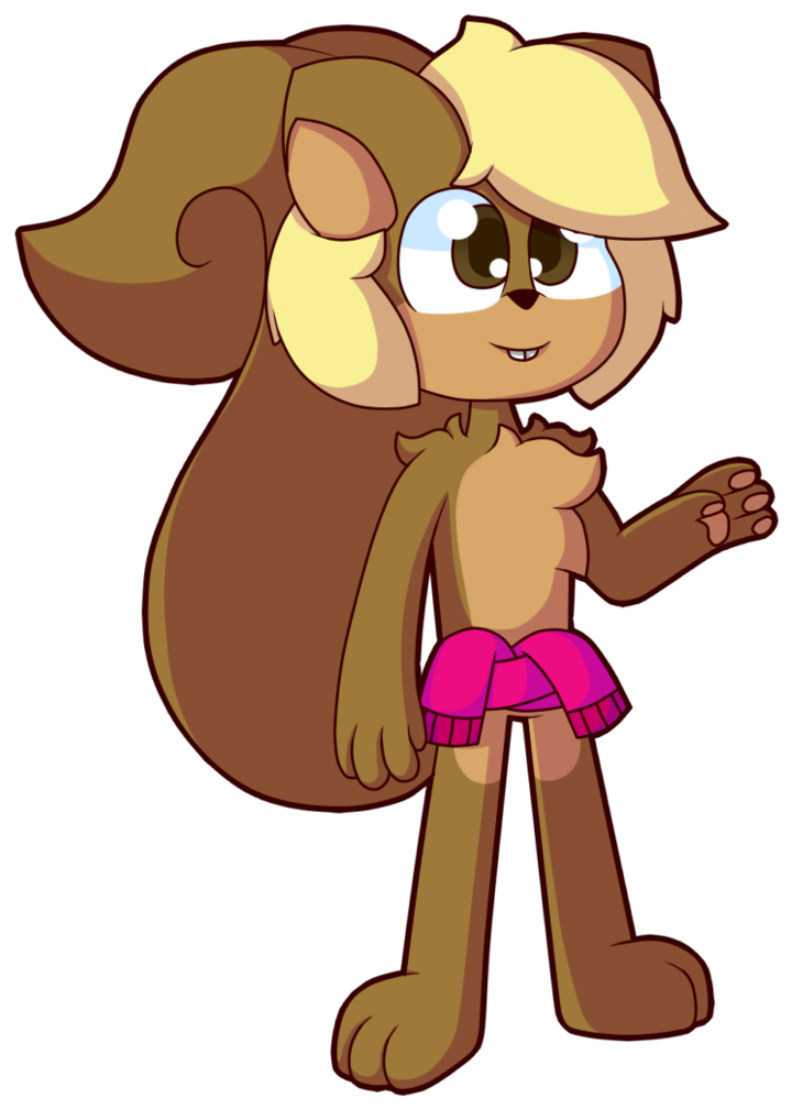 Drawn Nutella Squirrel - Cartoon (751x1063)