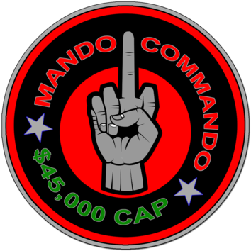 Mando Commando Challenge Coin - Circle (385x390)