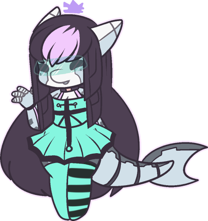 Robot Shark Idol - Cartoon (425x450)