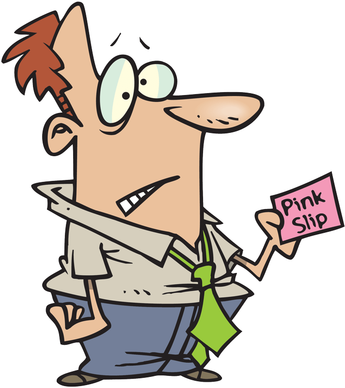 Pink Slip Cartoon (712x800)