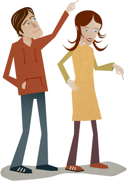 Speak Dating - Cartoon (425x604)