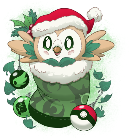 Leafy Stocking Stuffer - Cartoon (571x495)