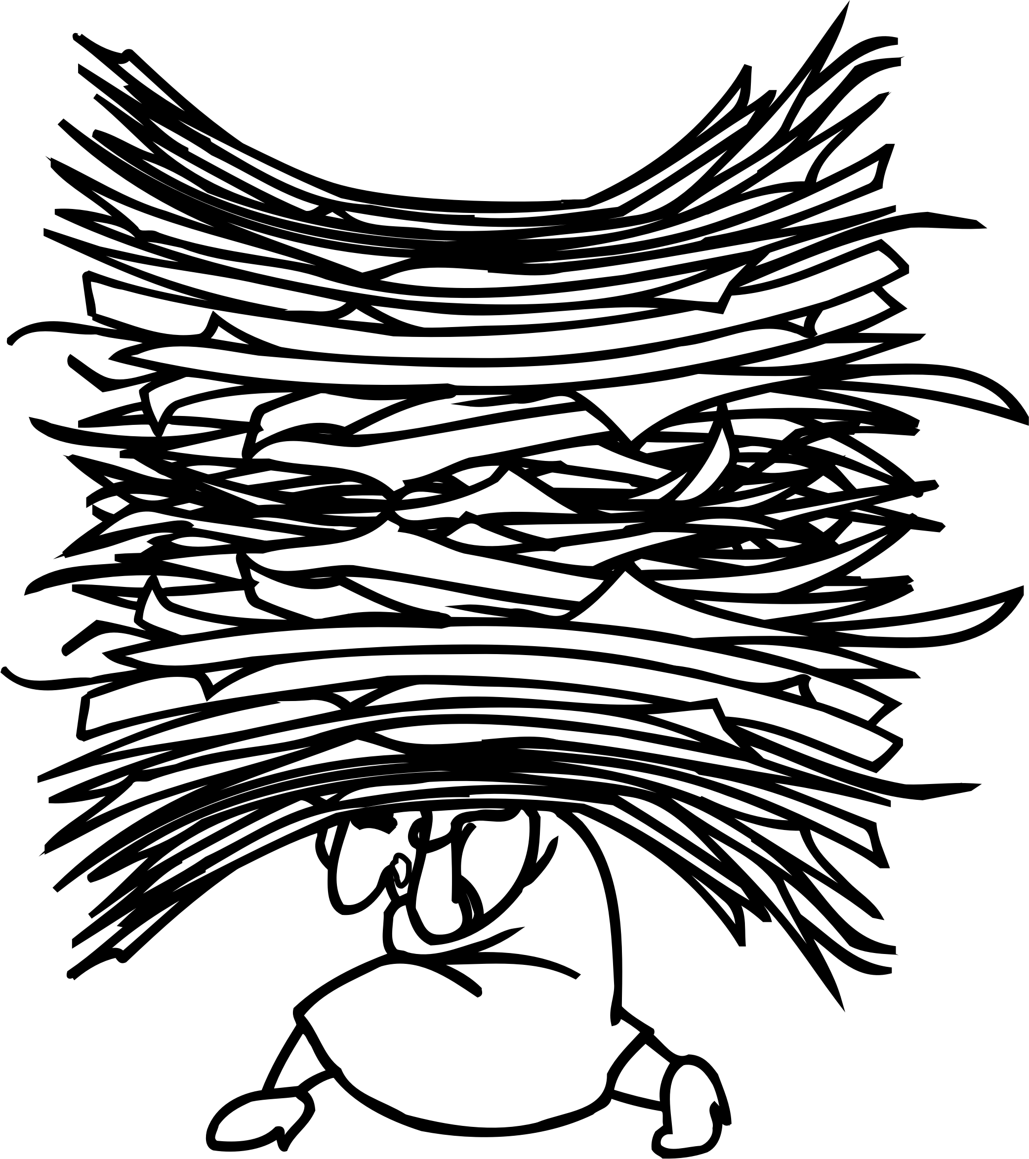 Big Image - Heavy Workload Clipart (2083x2346)