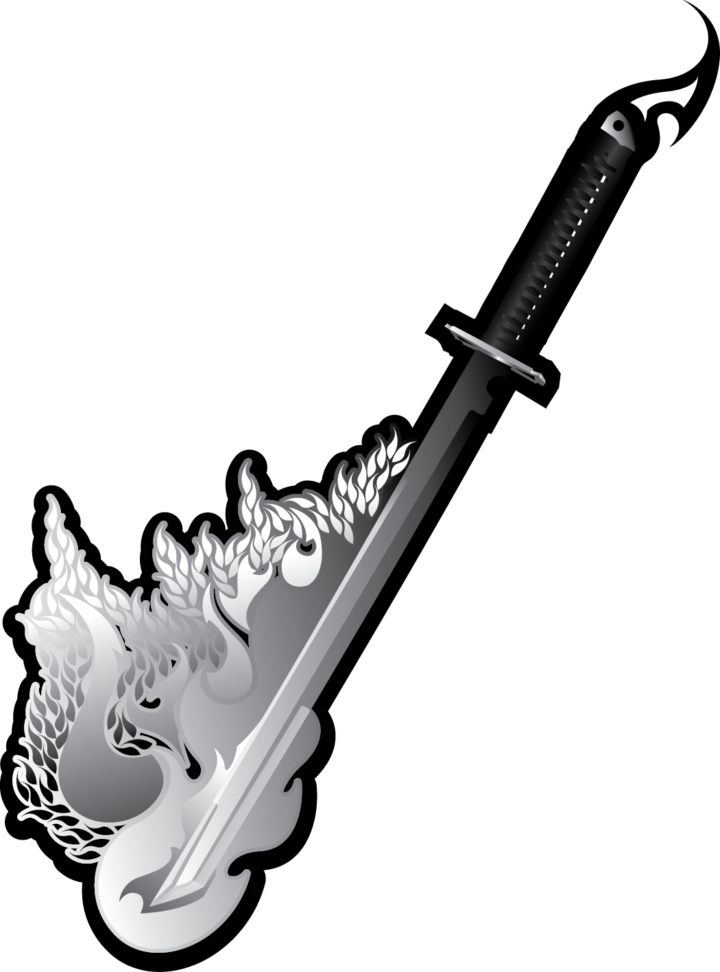 Knife Katana Samurai - Katana (1050x1417)