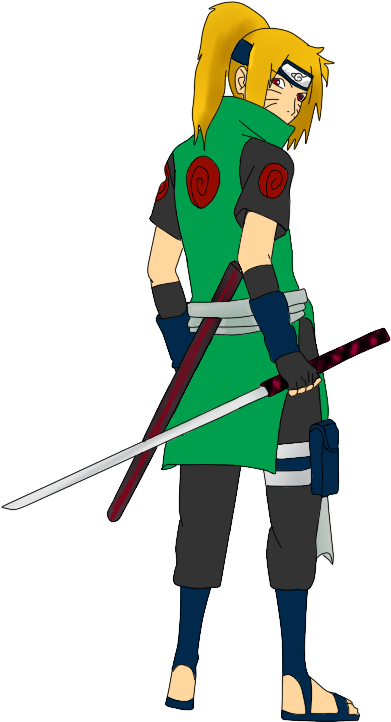 Saory Shippuden Con Katana - Саске Пнг (461x800)