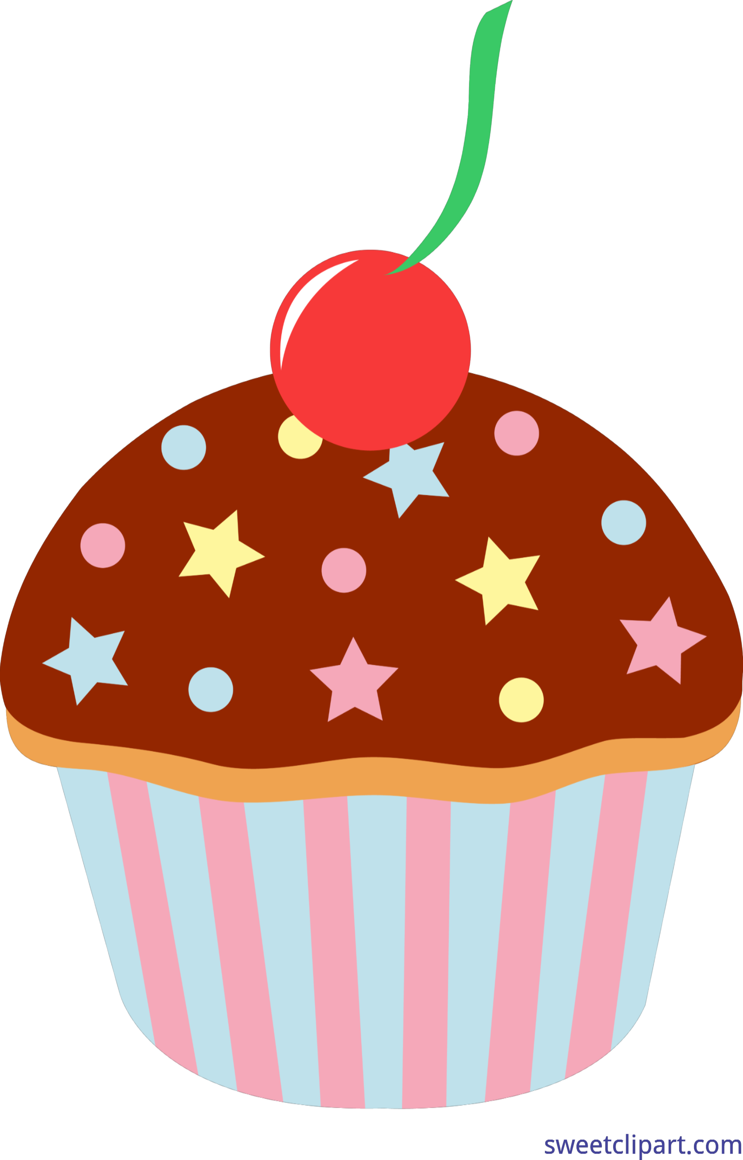 Cupcakes Cartoon (3053x4765)