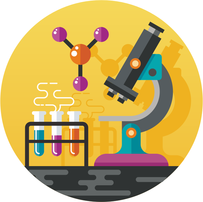 Science Microscope Euclidean Vector - Imagenes De Microscopio Animado (654x653)