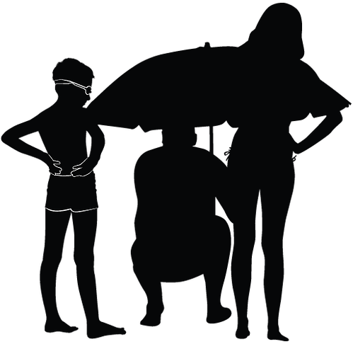 Beaches - Silhouette (499x486)