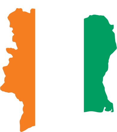 Cote D'ivoire - Costa De Marfil Mapa (390x439)