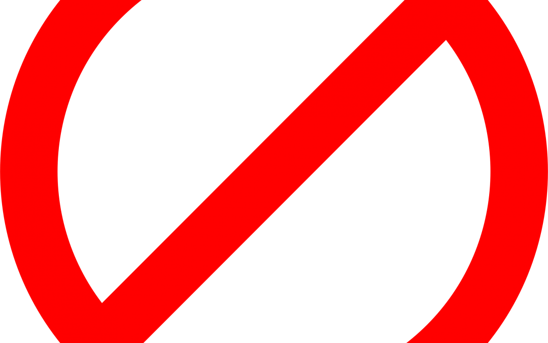 Important Reminder - No Entry Sign Transparent (1080x675)