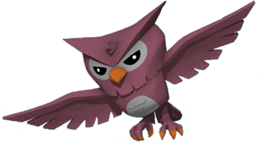 Owl Fly - Cartoon (527x365)