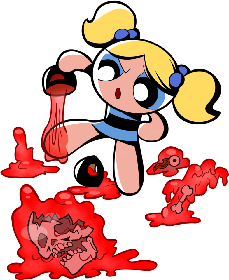 Bubbles Vs A Slime By Waffengrunt - Bubbles Vs Bubbles 2016 (800x1000)