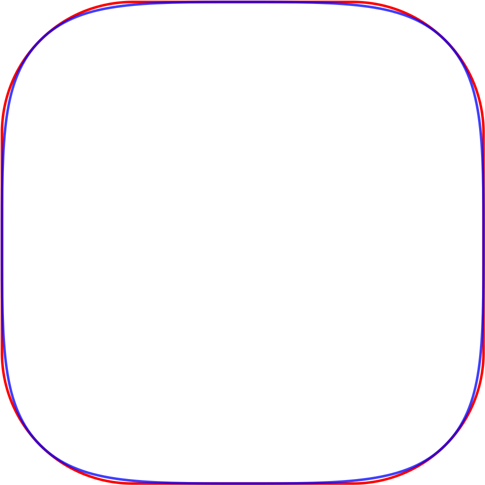 Squircle Rounded Square - Square Curve Png (1024x1024)