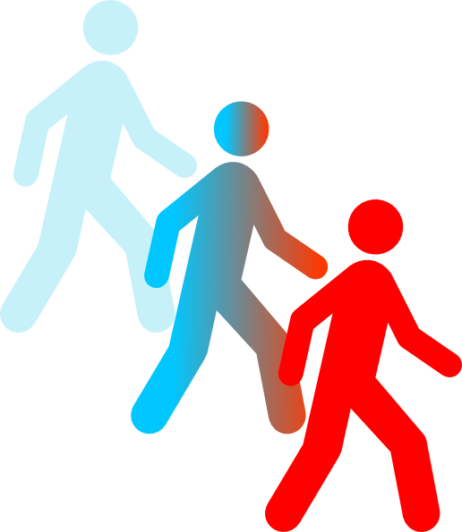 Walking Man Icon (516x595)