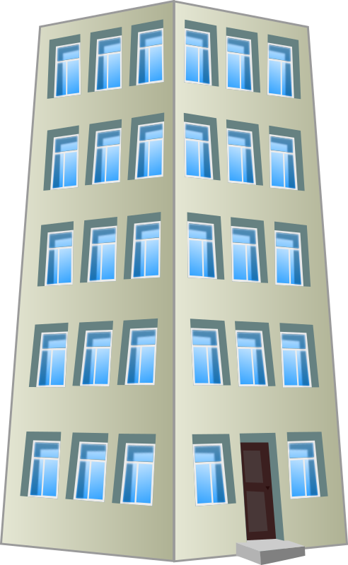 Medium Image - Building Clip Art (492x800)