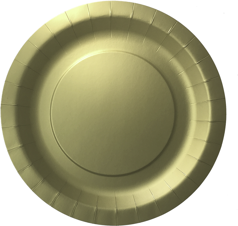 Paper Plates - Gold (900x900)