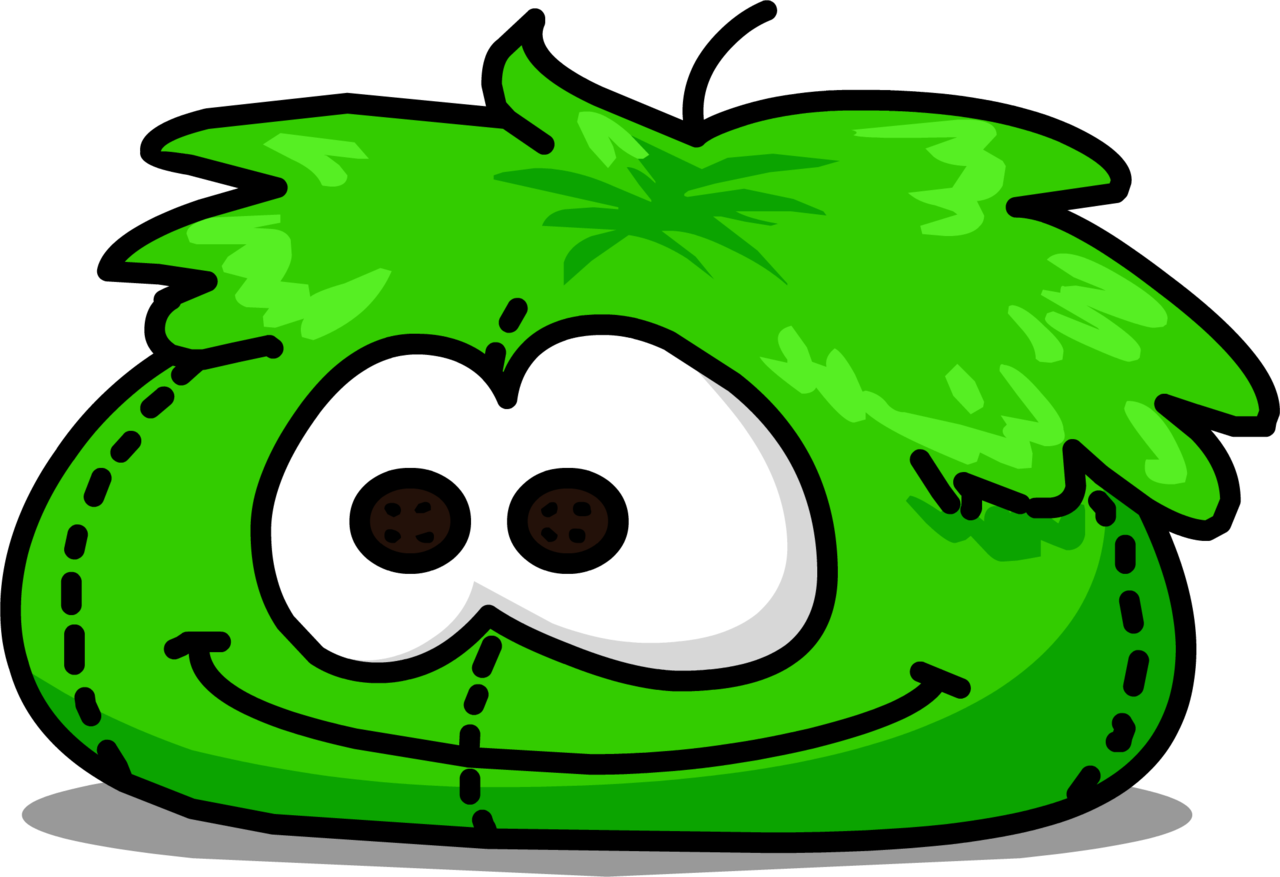Puffle Bean Bag Sprite 002 - Bean Bag (1280x877)