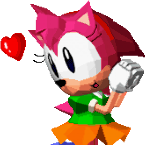 Click To Edit - Amy Rose Sonic Cd (480x480)