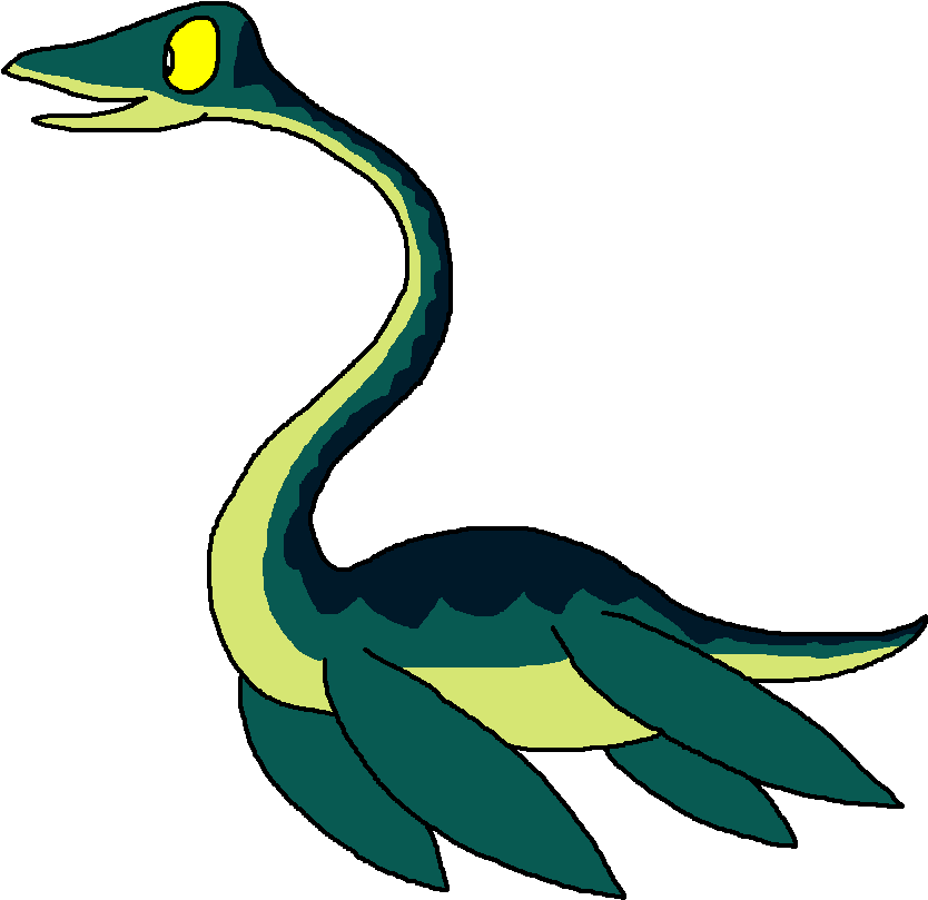 Plesiosaurus - Water Bird (848x822)