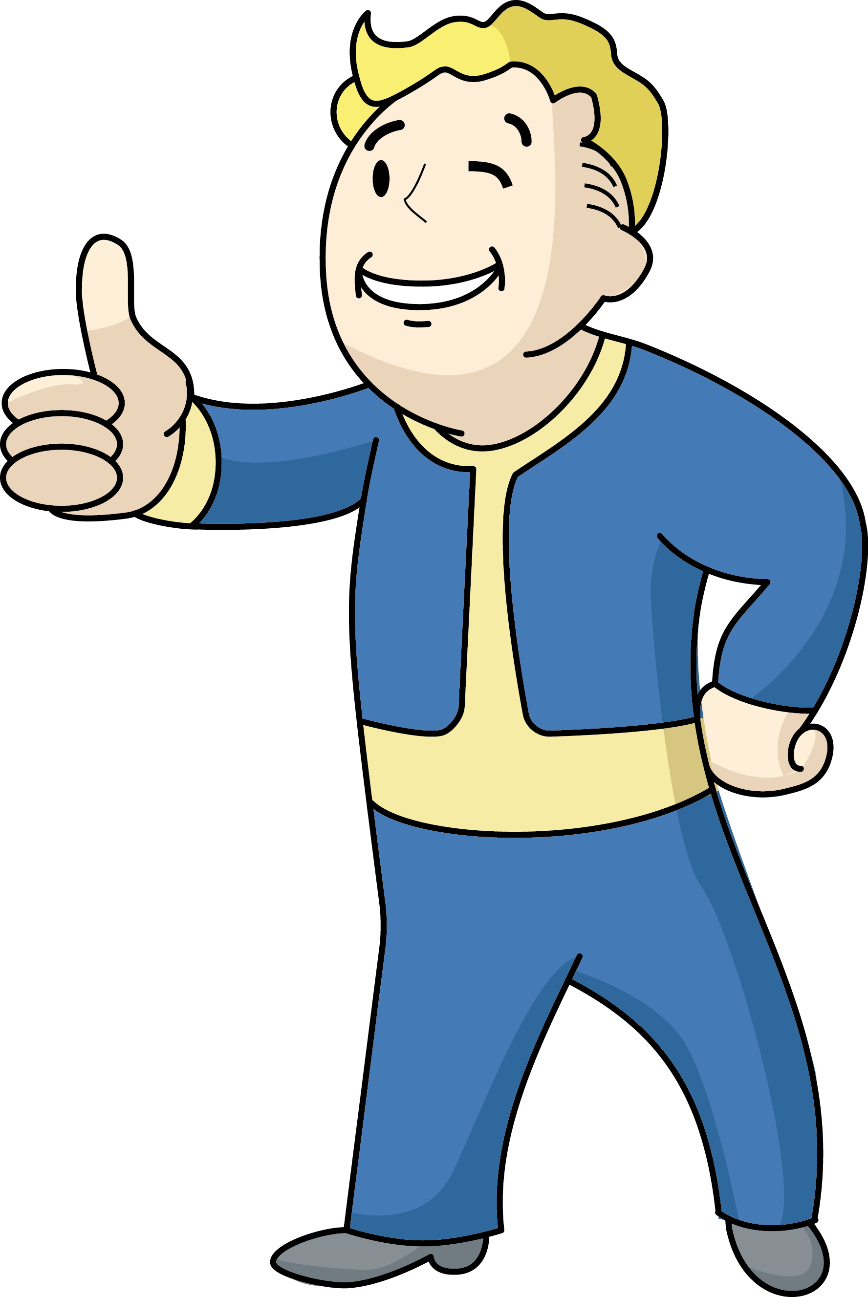 Vault Boy - Fall Out Boy Fallout (1776x2654)