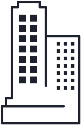 Corporate Building Stroke - Edificio Png (512x512)